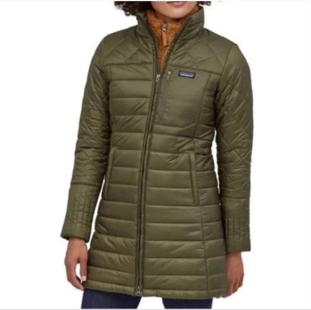 Patagonia Radalie Insulated Quilted Parka Long Coat Size Small